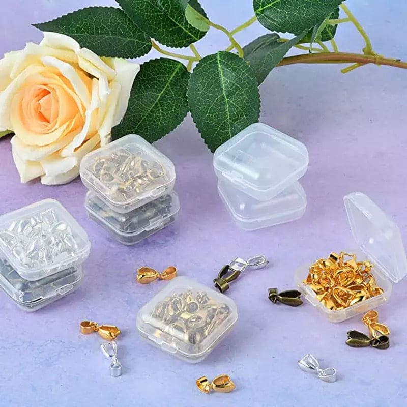 Set of 10 Transparent Mini Multifunctional Jewelry Storage Box, Portable Ring Earrings Jewelry Storage Box, Empty Plastic Clear Mini Empty Square Small Boxes, Small Storage Organizer Set of 10 Transparent Mini Multifunctional Jewelry Storage Box, Portable Ring Earrings Jewelry Storage Box, Empty Plastic Clear Mini Empty Square Small Boxes, Small Storage Organizer